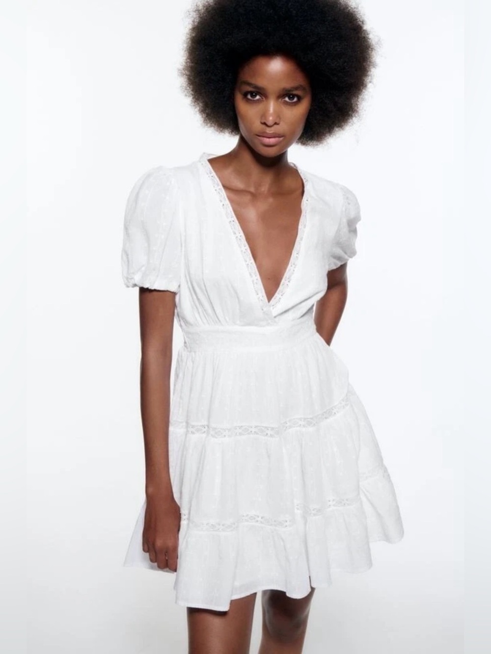NWT Zara Lace Insert Dress